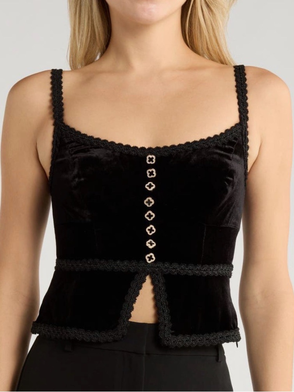 NWT Reformation Minna Velvet Camisole 6